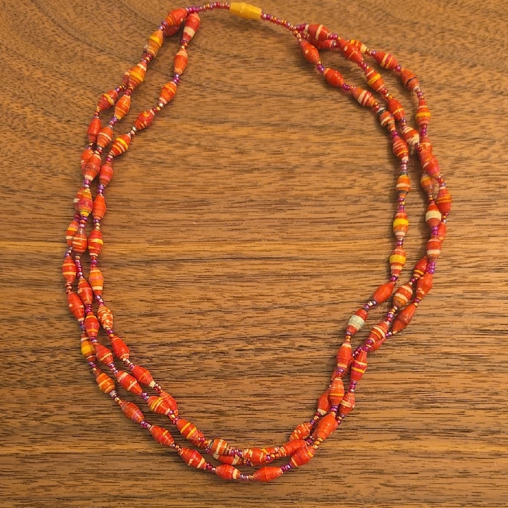 Handcrafted Multicolor Beaded Necklace